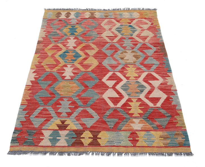 Kilim 3’ 1″ x 4’ 10” - No. AV34590 - ALRUG Rug Store