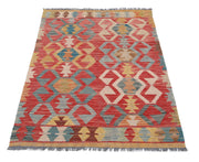 Kilim 3’ 1″ x 4’ 10” - No. AV34590 - ALRUG Rug Store