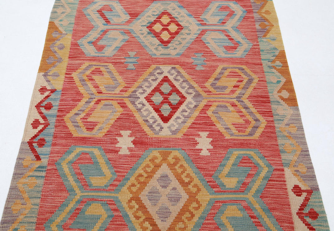 Kilim 3’ 5″ x 4’ 10” - No. AV80080 - ALRUG Rug Store