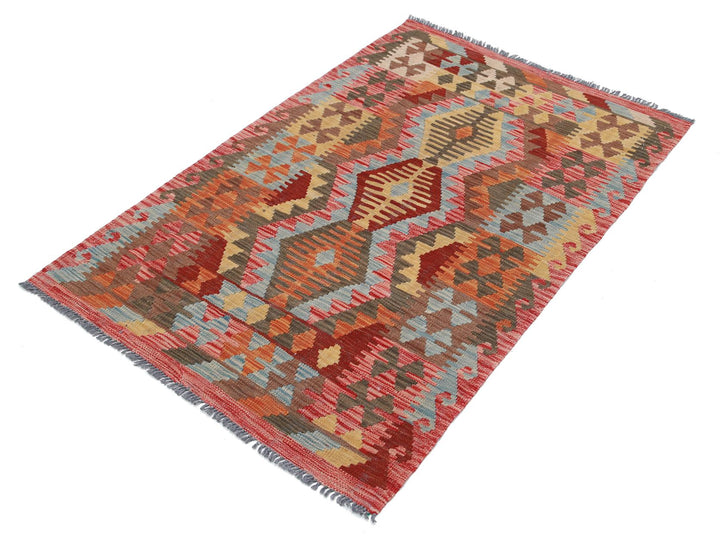 Kilim 3’ 2″ x 4’ 10” - No. AV96710 - ALRUG Rug Store