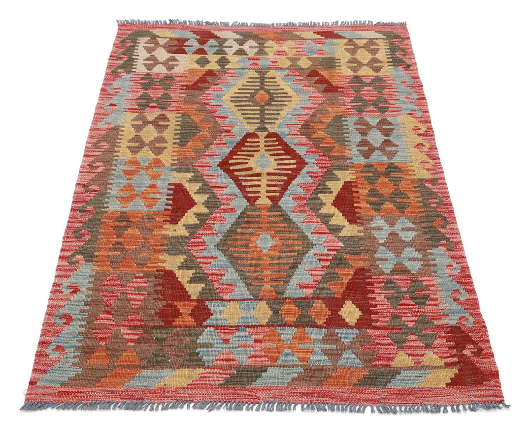 Kilim 3’ 2″ x 4’ 10” - No. AV96710 - ALRUG Rug Store
