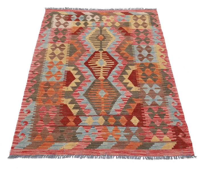 Kilim 3’ 2″ x 4’ 10” - No. AV96710 - ALRUG Rug Store