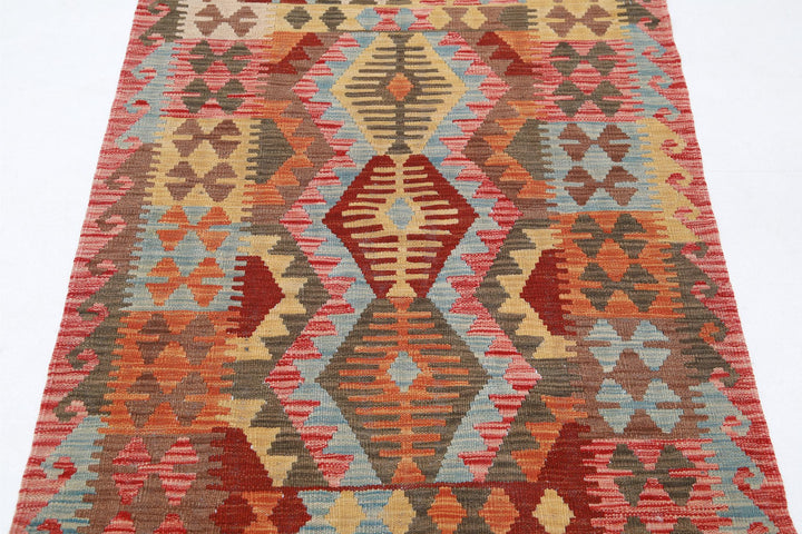 Kilim 3’ 2″ x 4’ 10” - No. AV96710 - ALRUG Rug Store