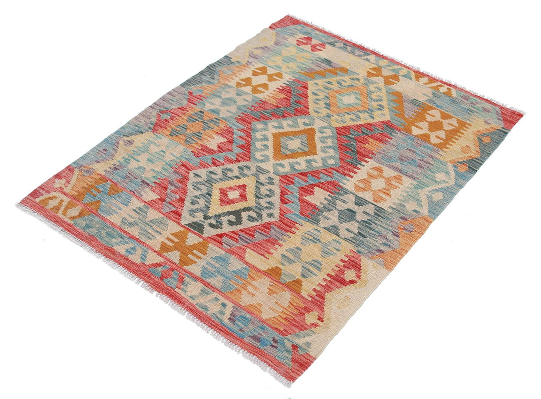 Kilim 3’ 3″ x 4’ 4″ - No. AV32428 - ALRUG Rug Store