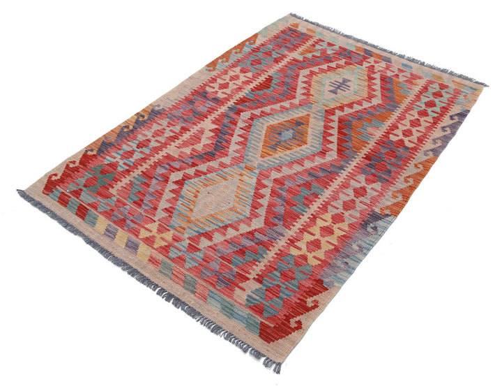 Kilim 3’ 4″ x 5’ 0″ - No. AV15521 - ALRUG Rug Store