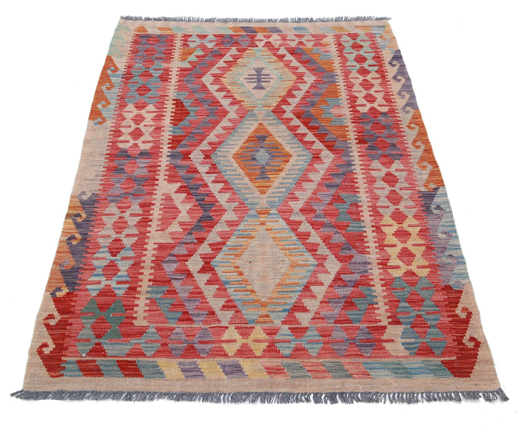 Kilim 3’ 4″ x 5’ 0″ - No. AV15521 - ALRUG Rug Store