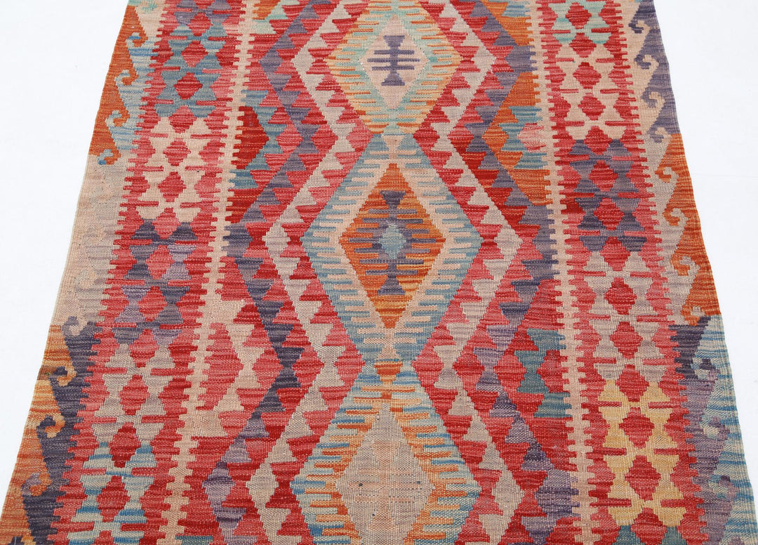 Kilim 3’ 4″ x 5’ 0″ - No. AV15521 - ALRUG Rug Store
