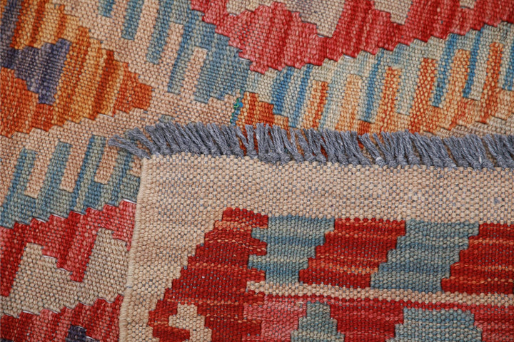 Kilim 3’ 4″ x 5’ 0″ - No. AV15521 - ALRUG Rug Store