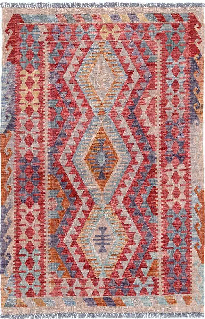 Kilim 3’ 4″ x 5’ 0″ - No. AV15521 - ALRUG Rug Store