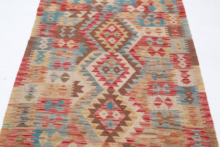 Kilim 3’ 2″ x 4’ 8″ - No. AV23745 - ALRUG Rug Store