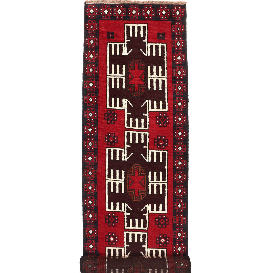Baluchi Runner 2' 2 x 9' 4 (ft) - No. AL71343 - ALRUG Rug Store