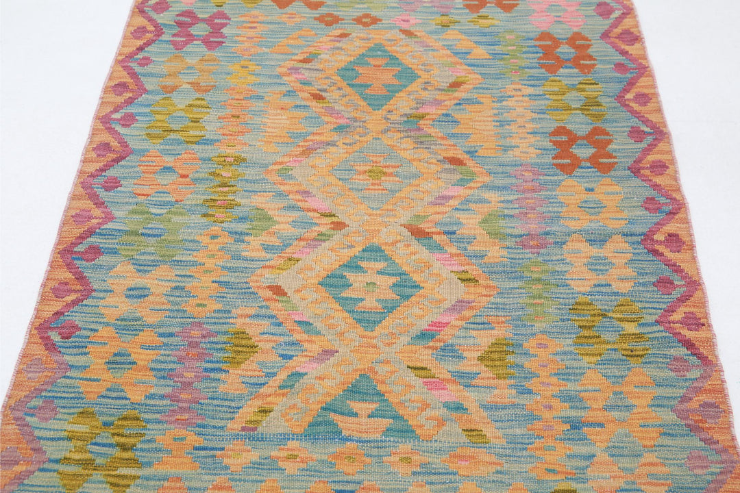 Kilim 3’ 3″ x 4’ 11” - No. AV20553 - ALRUG Rug Store