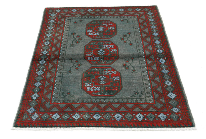 Revival 3’ 4″ x 4’ 9″ - No. AV46841 - ALRUG Rug Store