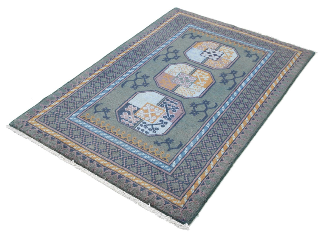 Revival 3’ 4″ x 4’ 11” - No. AV84169 - ALRUG Rug Store