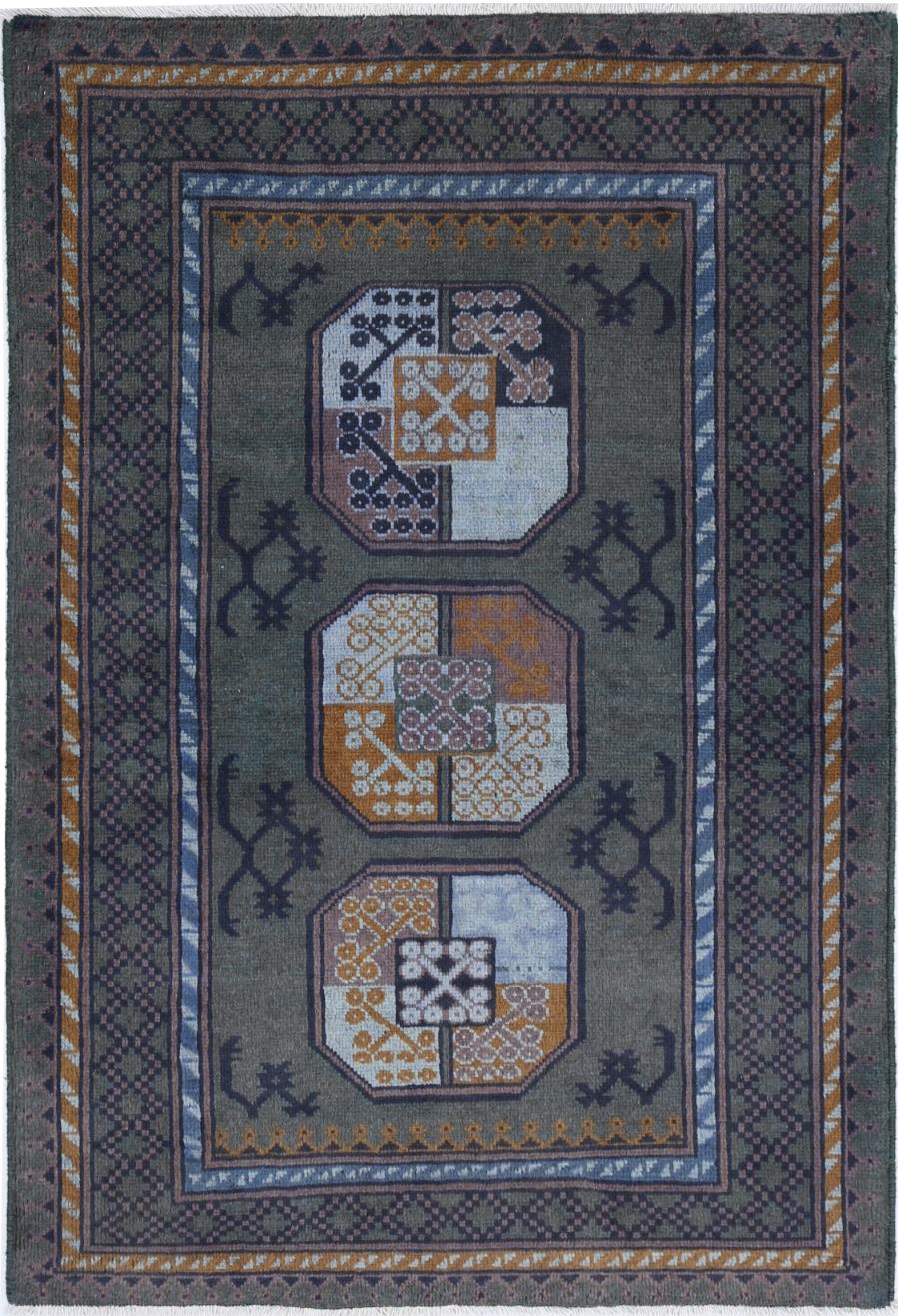 Revival 3’ 4″ x 4’ 11” - No. AV84169 - ALRUG Rug Store