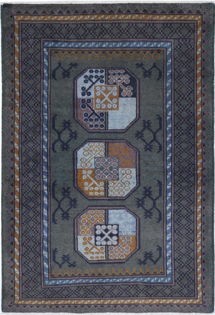 Revival 3’ 4″ x 4’ 11” - No. AV84169 - ALRUG Rug Store