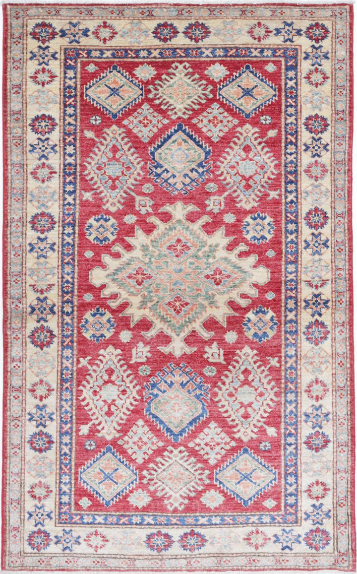 Kazak 3’ 3″ x 5’ 6″ - No. AV91357 - ALRUG Rug Store