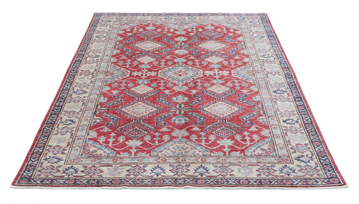 Kazak 4’ 10” x 6’ 6″ - No. AV75580 - ALRUG Rug Store