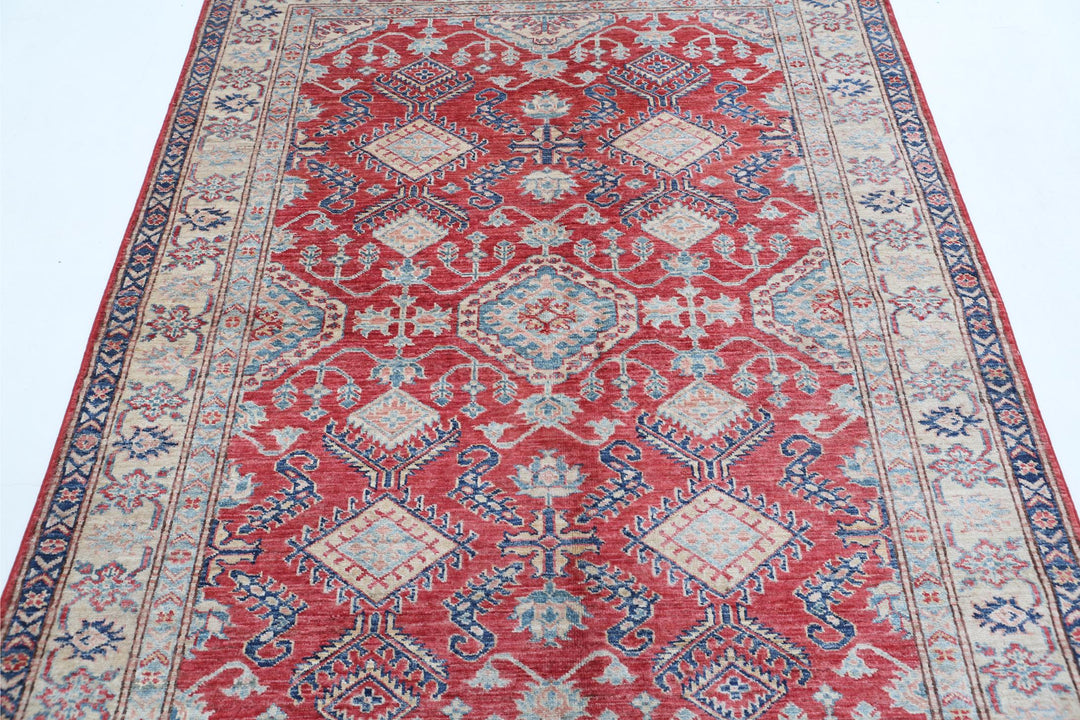 Kazak 4’ 10” x 6’ 6″ - No. AV75580 - ALRUG Rug Store