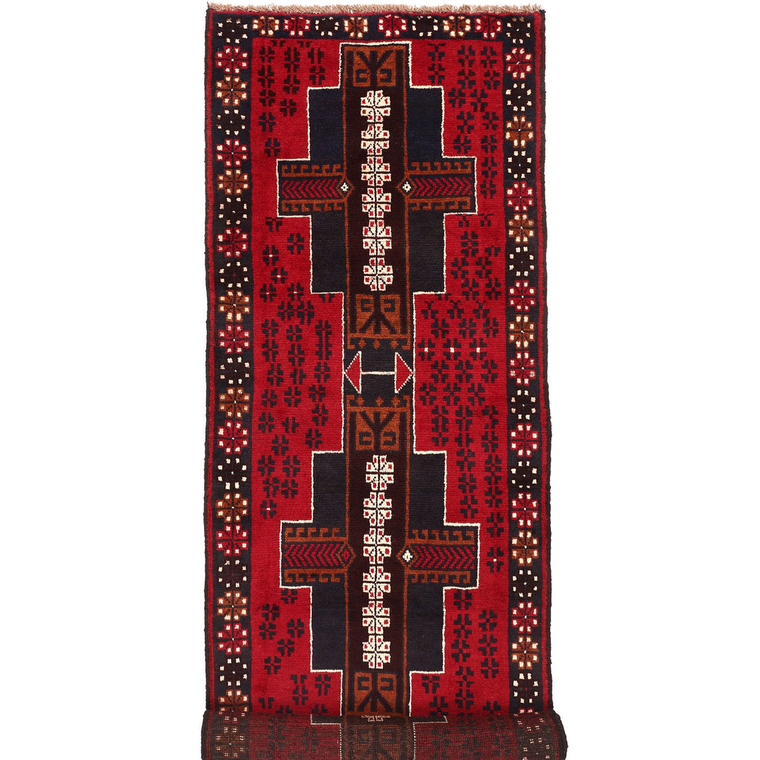 Baluchi Runner 2' 6 x 9' 2 (ft) - No. AL62828 - ALRUG Rug Store