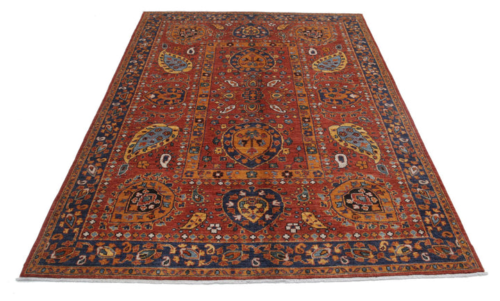 Humna 5’ 6″ x 7’ 10” - No. AV73304 - ALRUG Rug Store