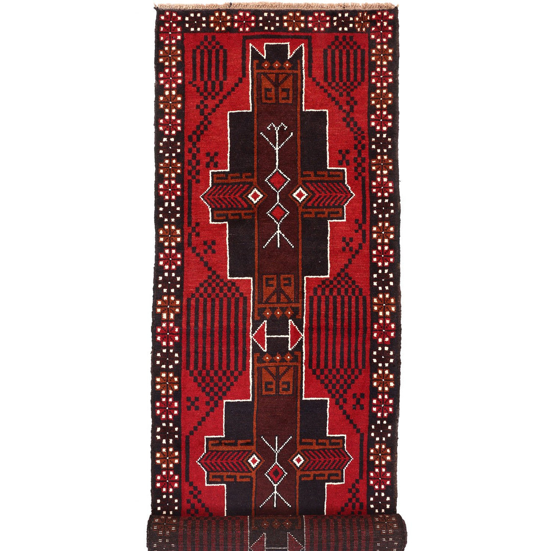 Baluchi Runner 2' 6 x 9' 5 (ft) - No. AL24019 - ALRUG Rug Store