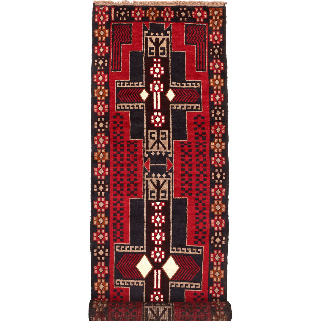 Baluchi Runner 2' 5 x 9' 5 (ft) - No. AL80583 - ALRUG Rug Store