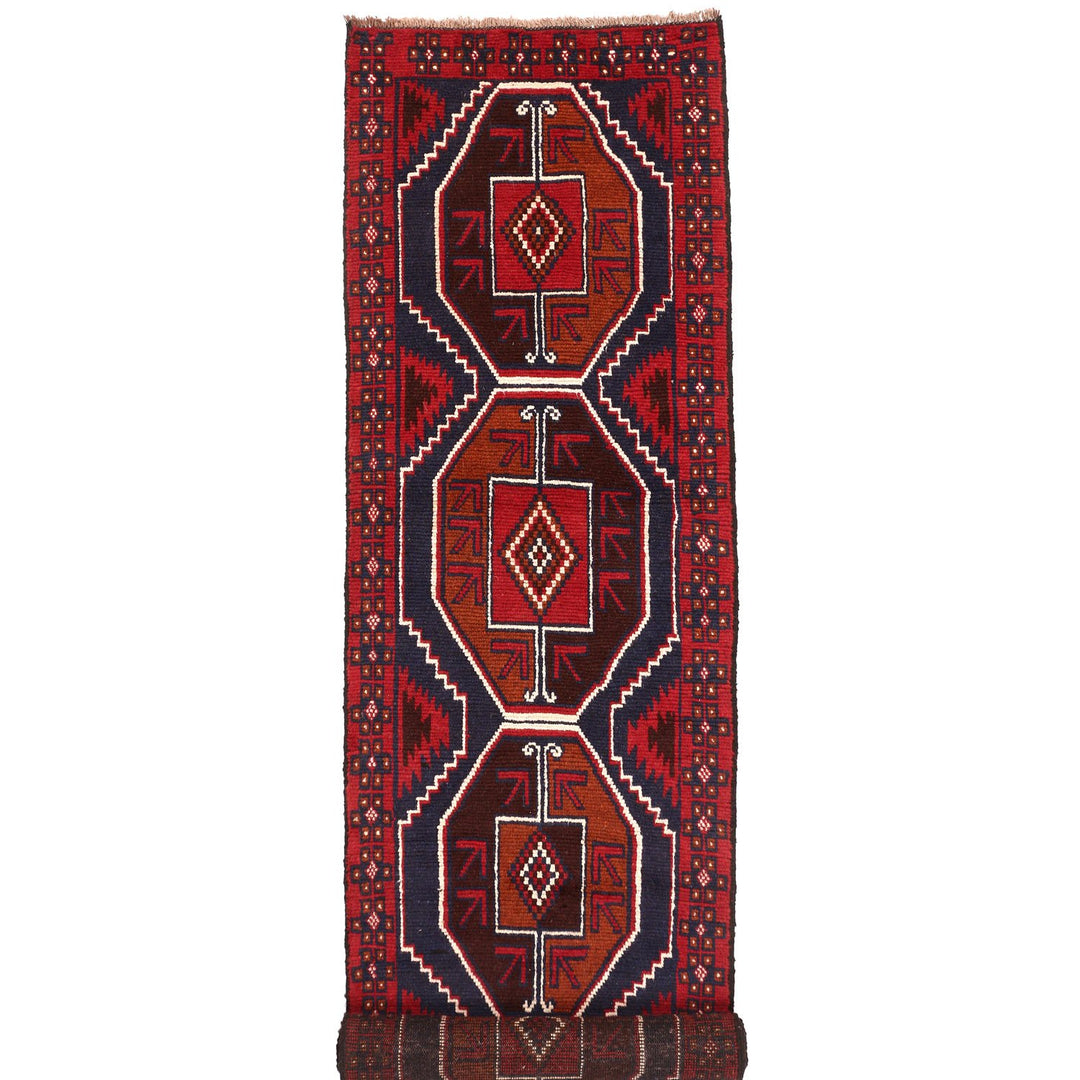 Baluchi Runner 2' 4 x 9' 2 (ft) - No. AL22596 - ALRUG Rug Store