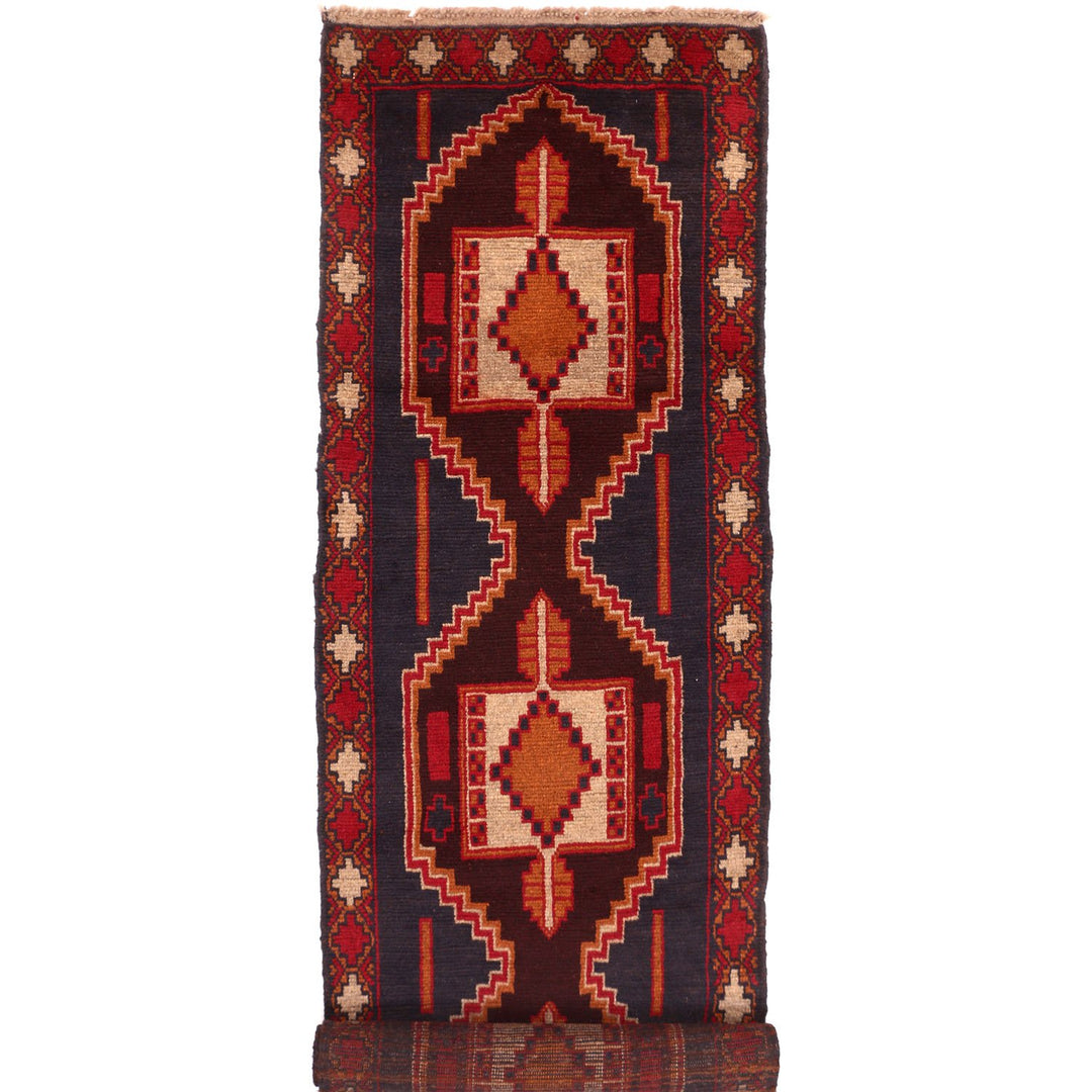 Baluchi Runner 2' 4 x 10' (ft) - No. AL93345 - ALRUG Rug Store