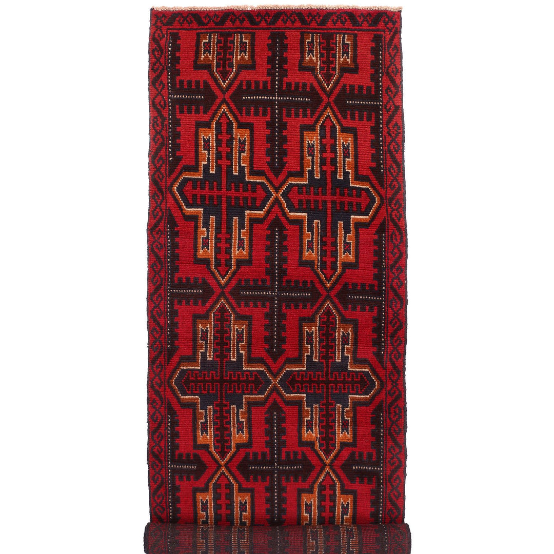Baluchi Runner 2' 7 x 8' 9 (ft) - No. AL93628 - ALRUG Rug Store
