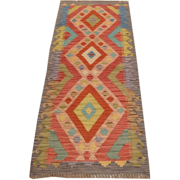 Vegetable Kilim 2'1" x 5'3" - No. AL42810