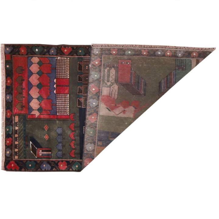 Pictorial Rug 2' 8" x 4' 6" - No. AL45630