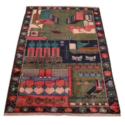 Pictorial Rug 2'8" x 4'6" - No. AL17674