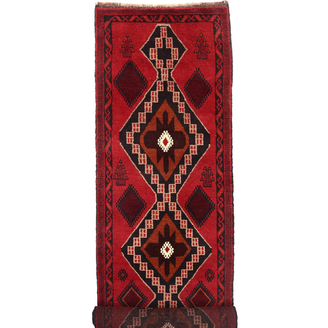 Baluchi Runner 2' 4 x 9' 3 (ft) - No. AL15016 - ALRUG Rug Store