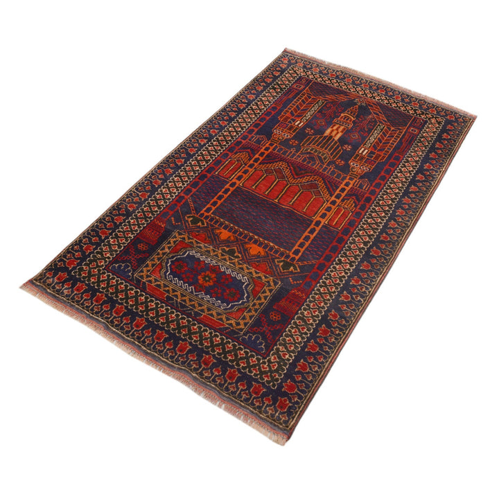 Baluchi Rug 2'6" x 4'5" - No. AL38513