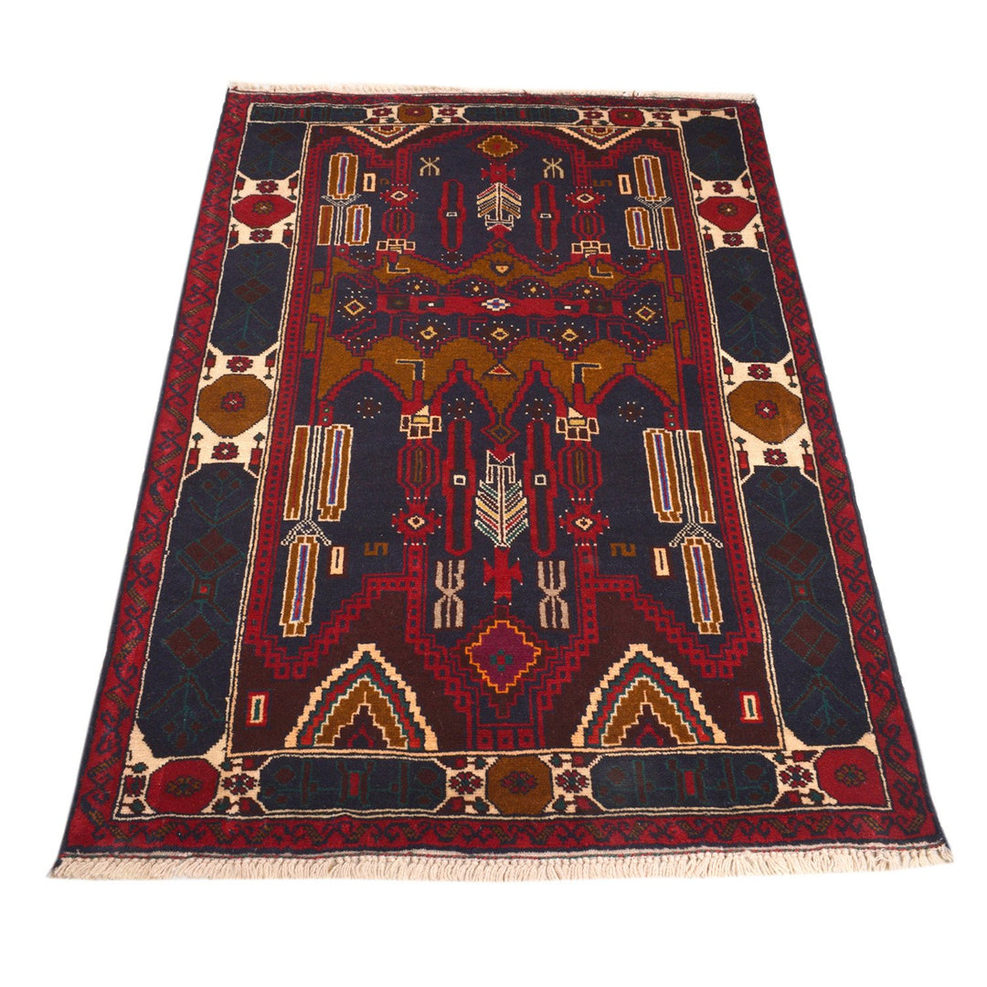Baluchi Rug 3'1" x 4'8" - No. AL38742