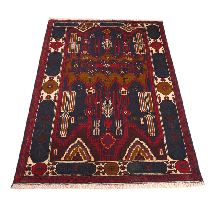 Baluchi Rug 3'1" x 4'8" - No. AL38742