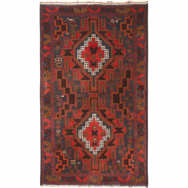 Baluchi Rug 3' x 5'2" - No. AL95511
