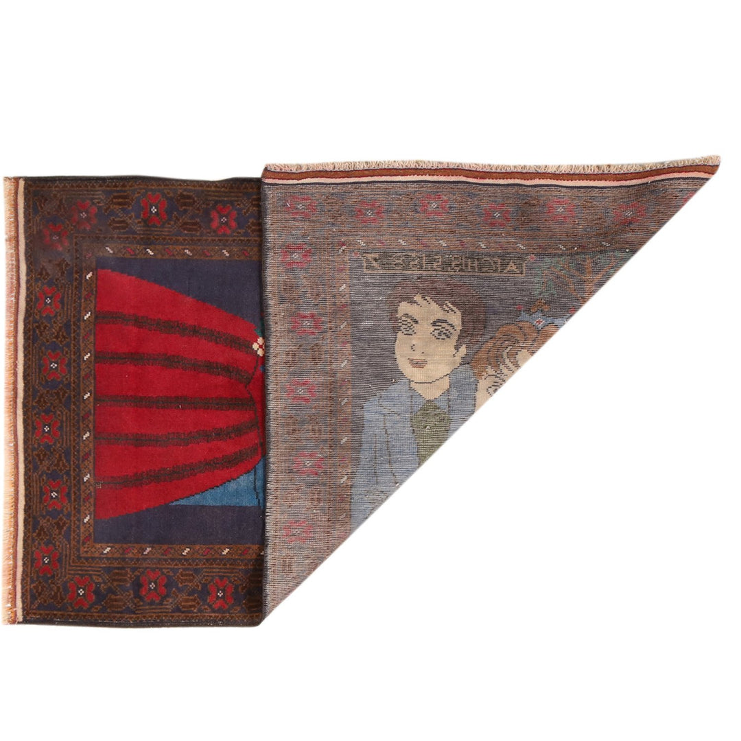 Pictorial Rug 2' 7" x 4' 1" - No. AL89937