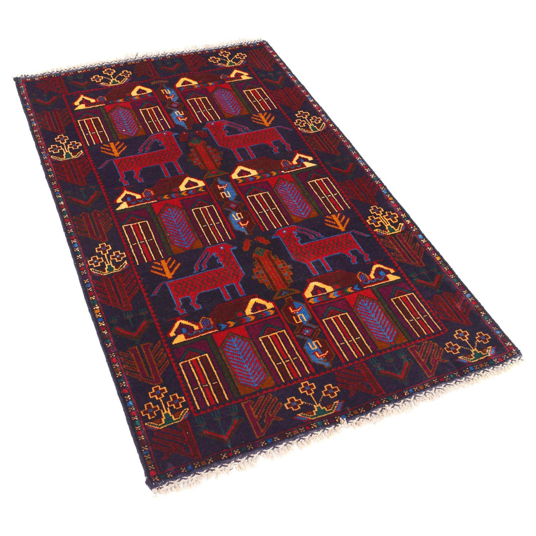 Pictorial Rug 2' 9" x 4' 7" - No. AL80634