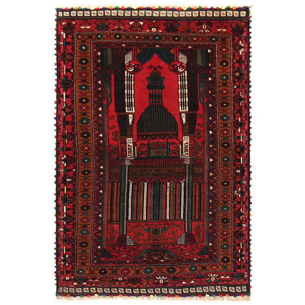 Prayer Rug 2' 9" x 4' 6" - No. AL57089