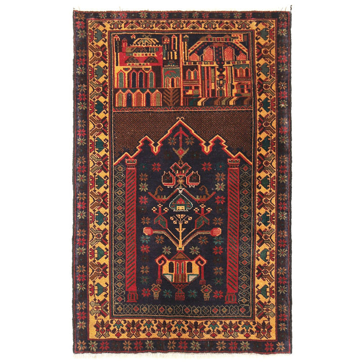Prayer Rug 2' 8" x 4' 8" - No. AL90497