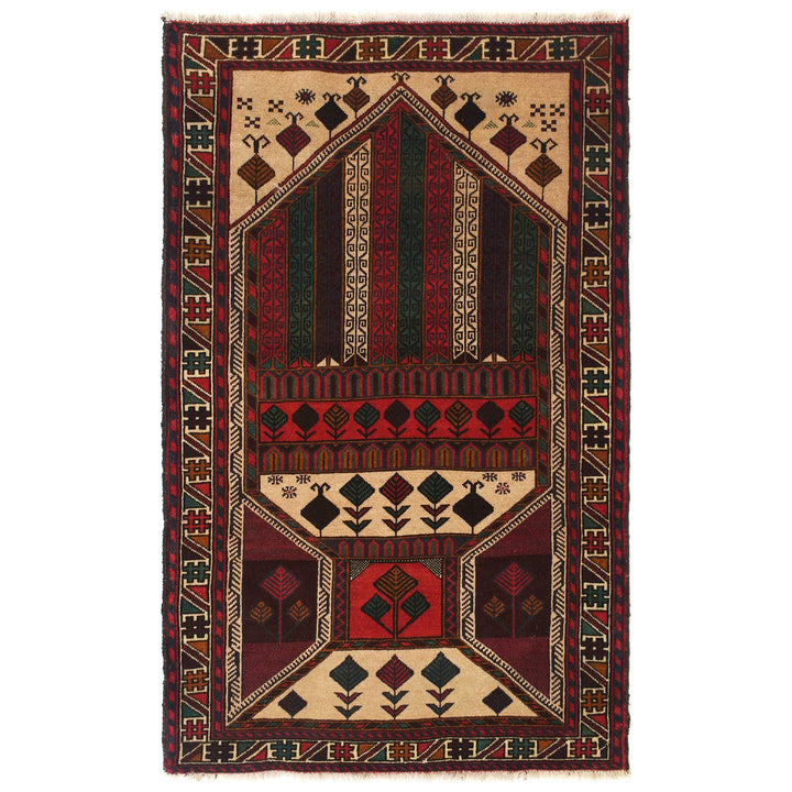 Prayer Rug 2' 9" x 4' 6" - No. AL70093