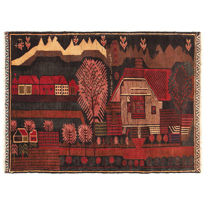 Pictorial Rug 3' x 4' 3" - No. AL27442