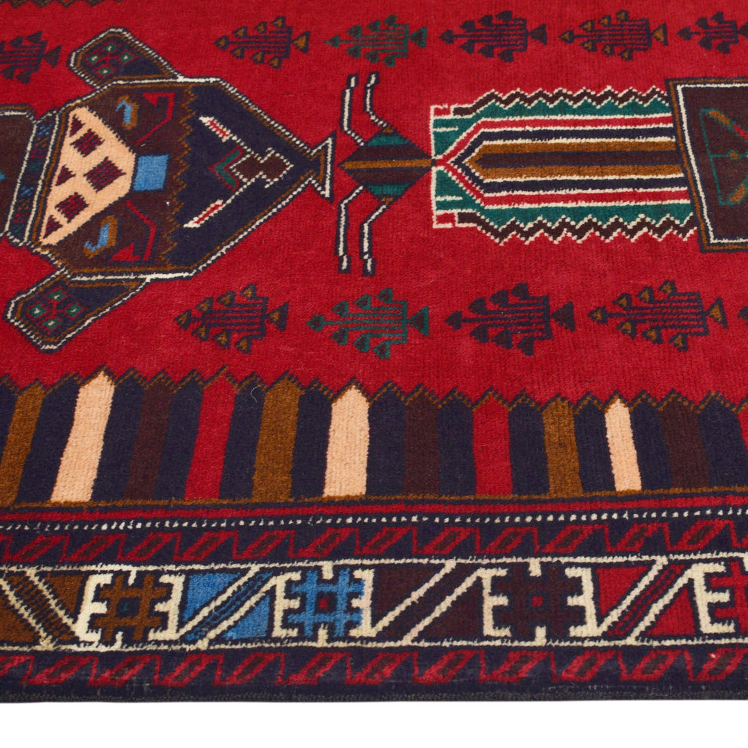 Baluchi Rug 3' 2" x 4' 7" - No. AL68430