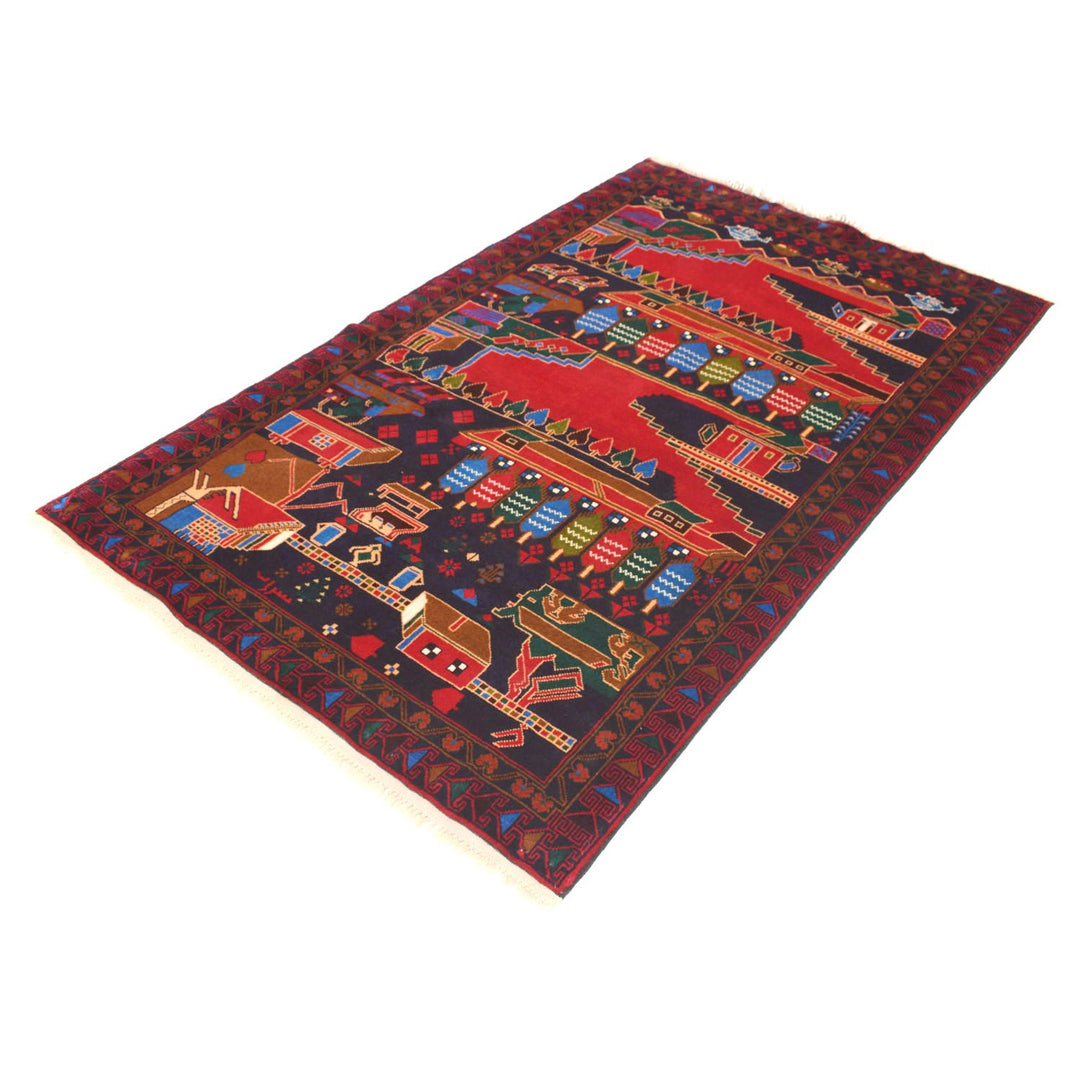 Baluchi Rug 3' 8" x 6' 2" - No. AL97601