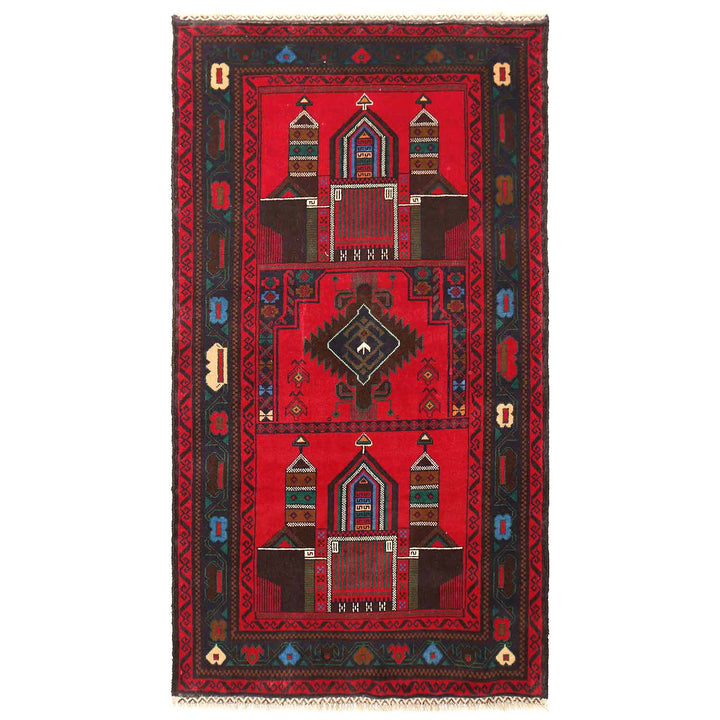 Baluchi Rug 3' 5" x 6' 6" - No. AL93759