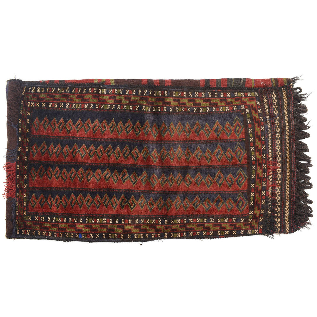 Afghan Balisht Rug 2' x 3' 8" Hand-Knotted