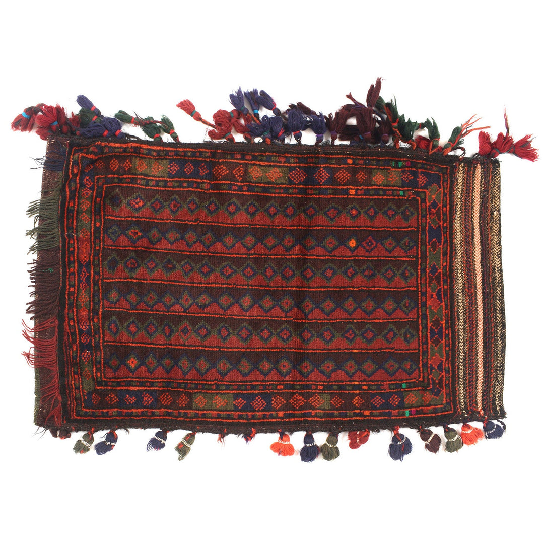Afghan Balisht Rug 2' 1" x 3' 4" Hand-Knotted