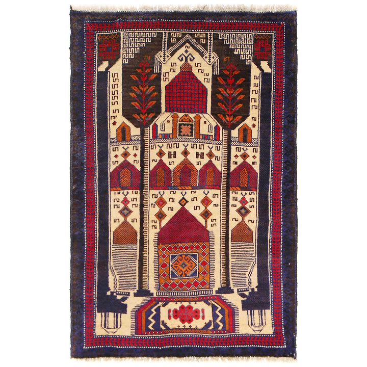 Prayer Rug 2' 8" x 4' 4" - No. AL37822